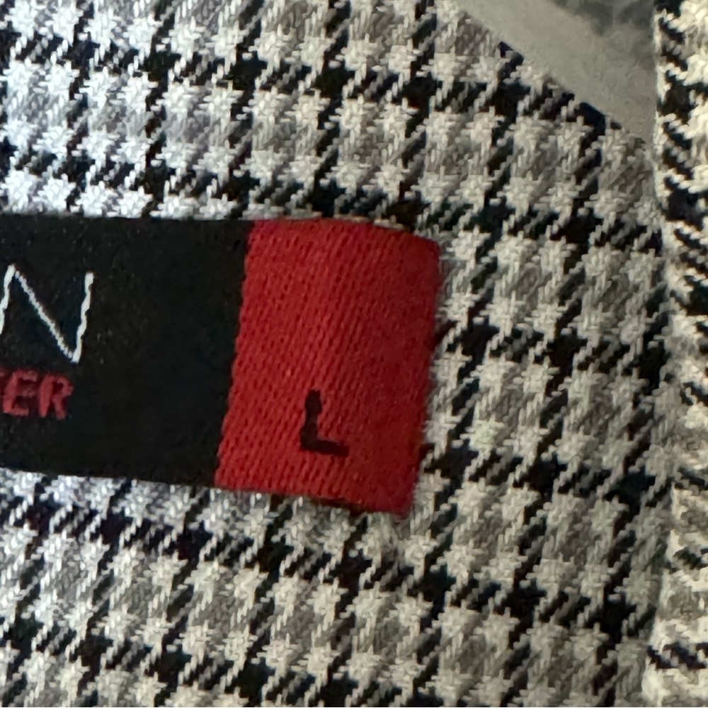 Checked Coat. Large size - Picture 3 of 3